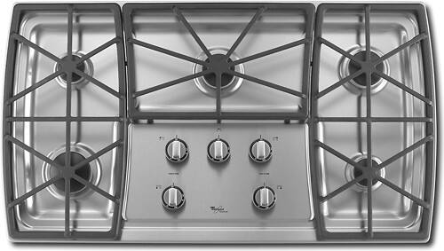 whirlpool gold 36 gas cooktop