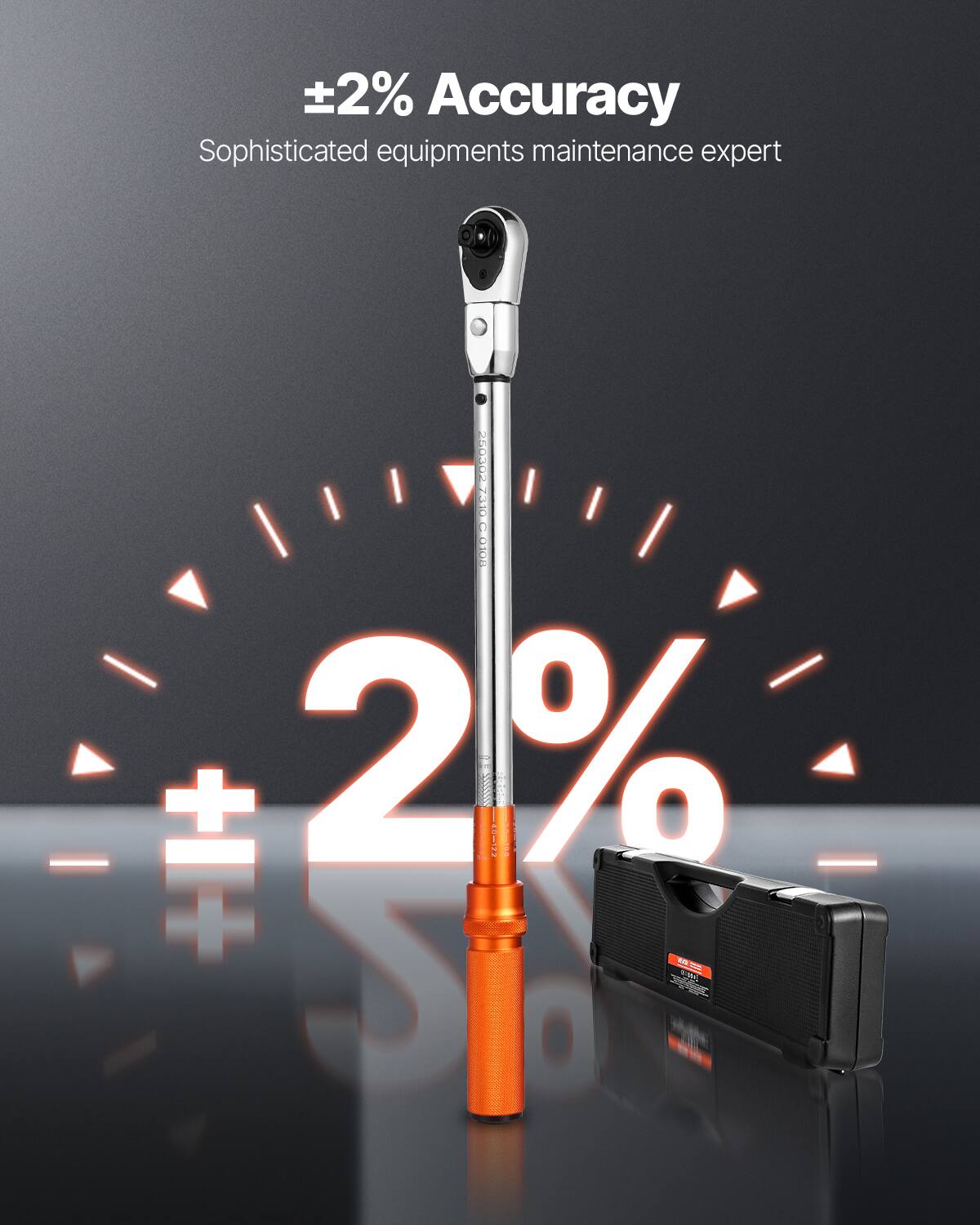 ±2% Accuracy  
Sophisticated equipment maintenance expert