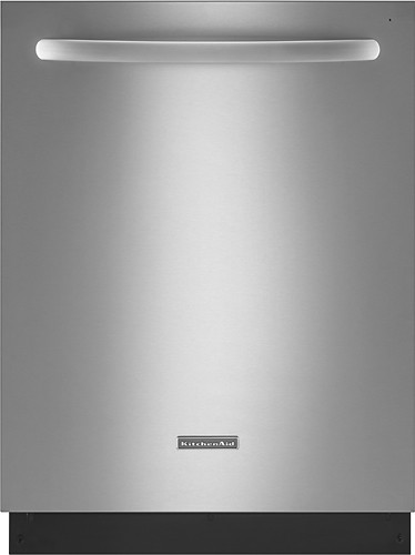  KitchenAid - 24&quot; Tall Tub Built-In Dishwasher - Stainless-Steel