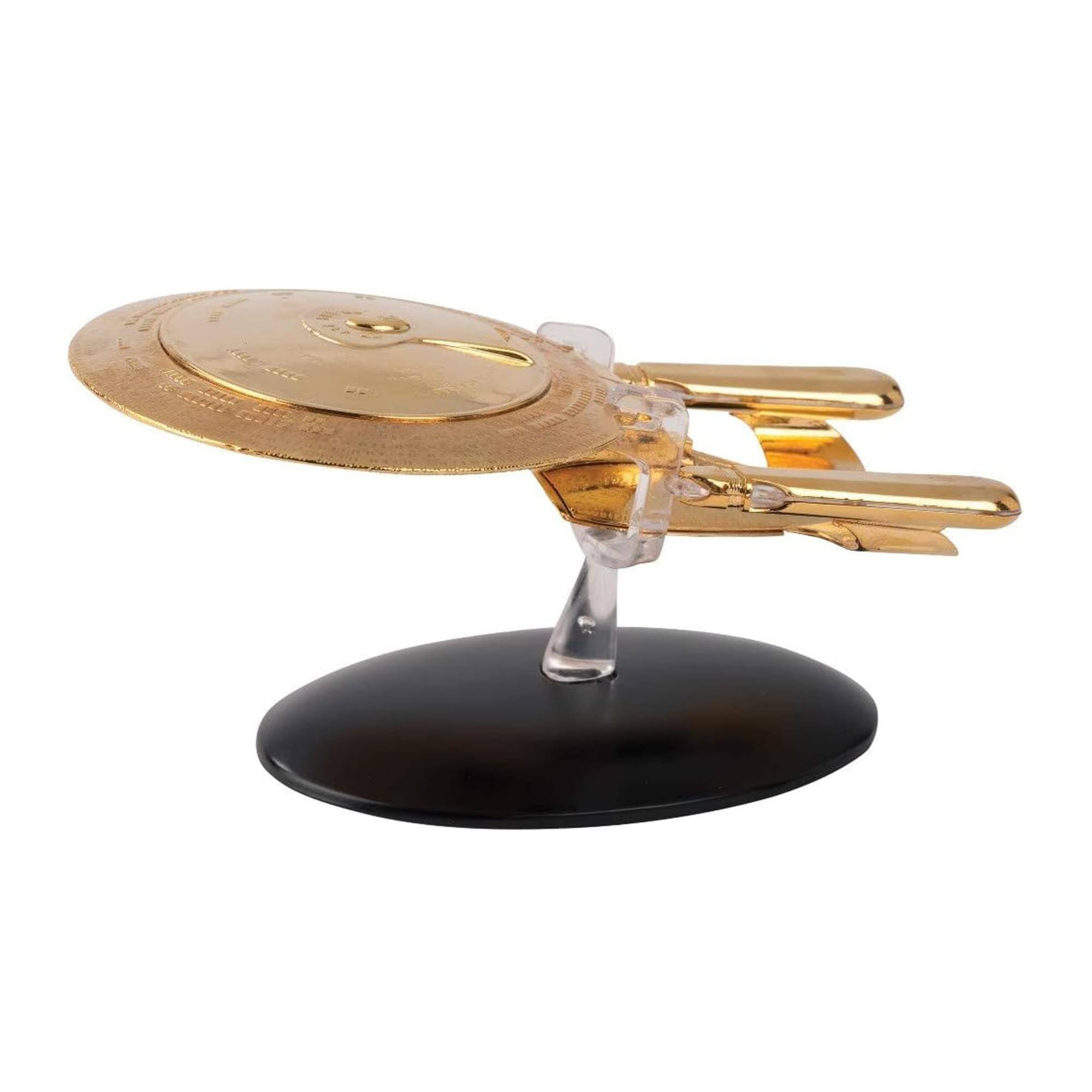 Alt View 10. Eaglemoss - Eaglemoss Star Trek Starship Replica | Gold Plated Enterprise 1701 XL - Gold.