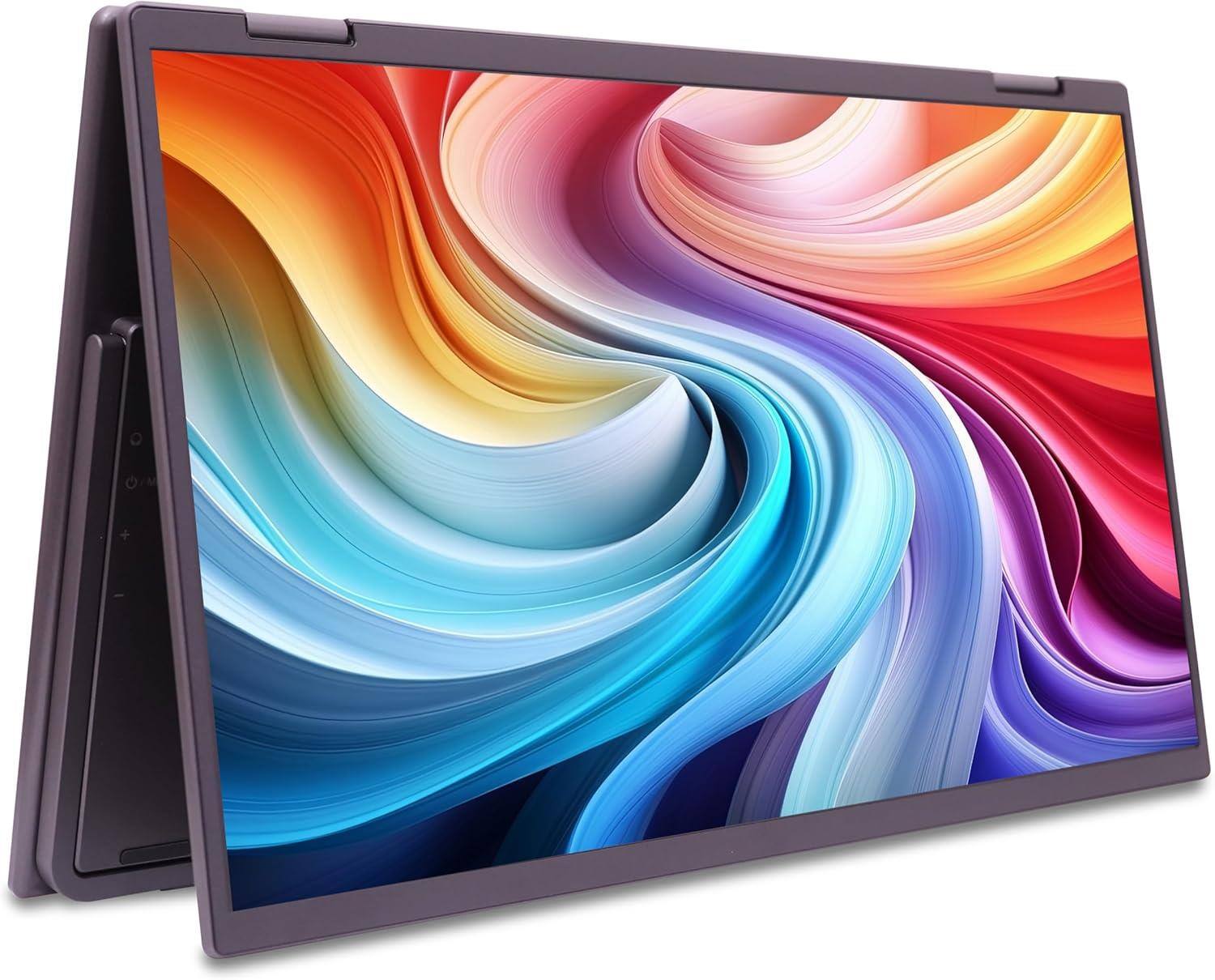 Left. Acer - PD163Q 16" LCD Monitor 60Hz 1920x1080 Full HD Display - Gray.