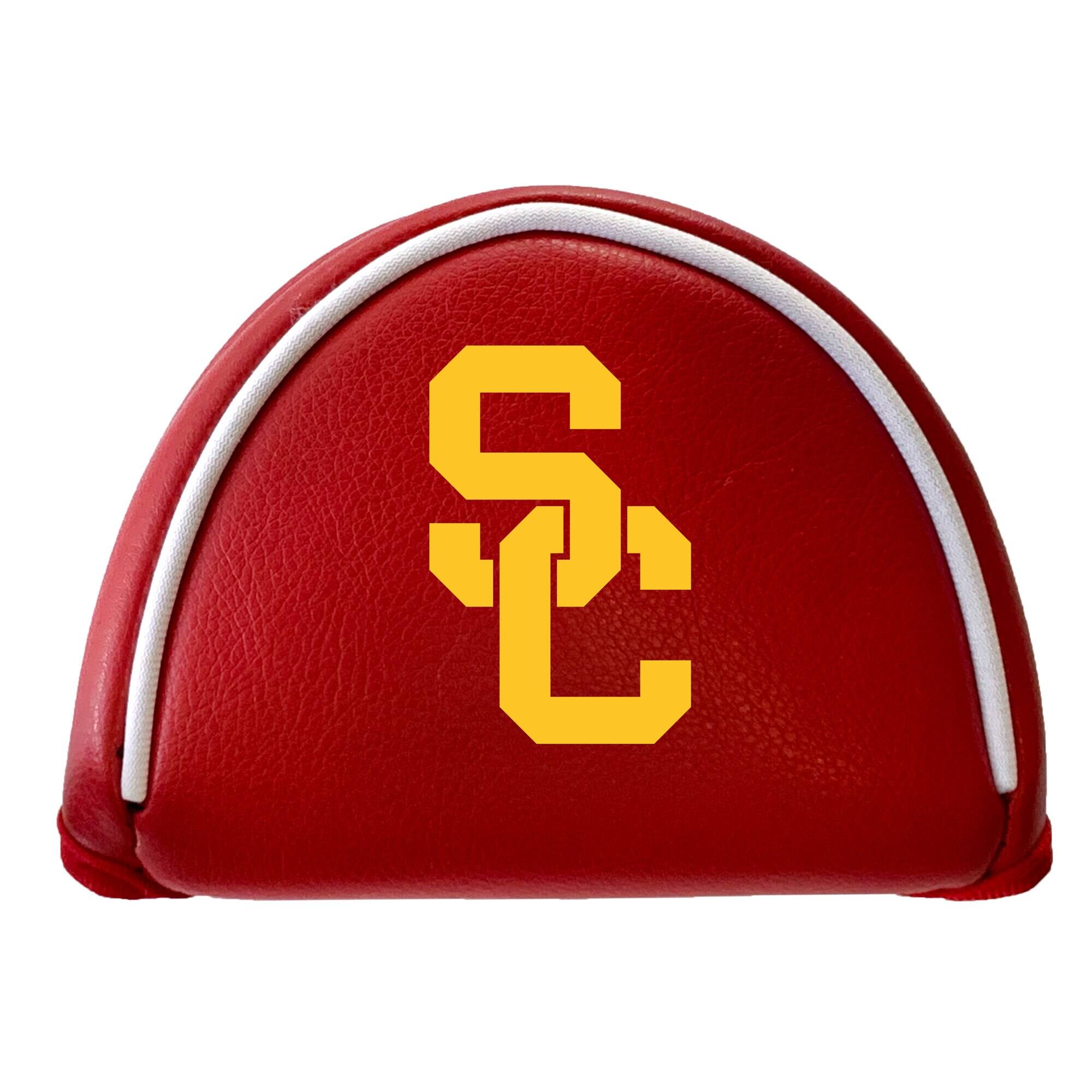 Front. Team Golf - USC Trojans Mallet Putter Cover - Multicolor.