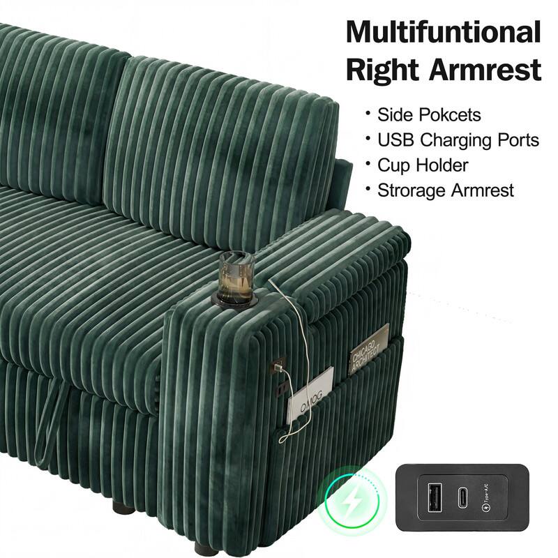 Multifunctional Right Armrest

- Side Pockets
- USB Charging Ports
- Cup Holder
- Storage Armrest

CHICAGO ARCHITECT

ON10G