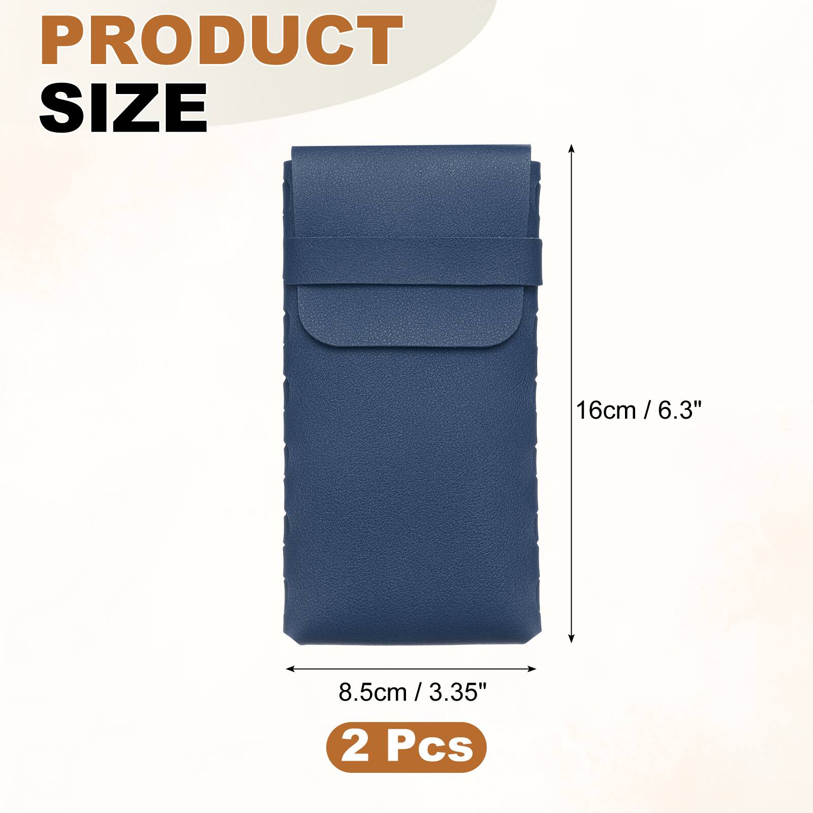 PRODUCT SIZE  
16cm / 6.3"  
8.5cm / 3.35"  
2 Pcs