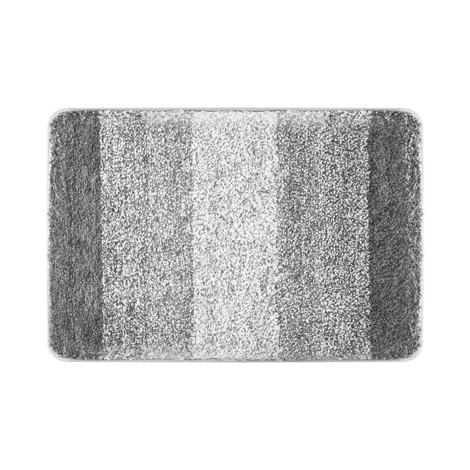Alt View 5. VEVOR - Bathroom Rugs 36"x24" Bath Mat, Super Absorbent and Soft Microfiber Bathroom Mat with Non-Slip TPE Backing - Gray.