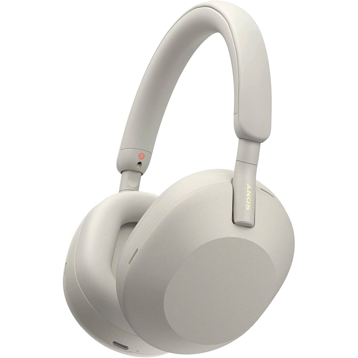 Alt View 2. Sony - Wireless Industry Leading Noise Canceling Headphones Silver + Pro Stand Kit.