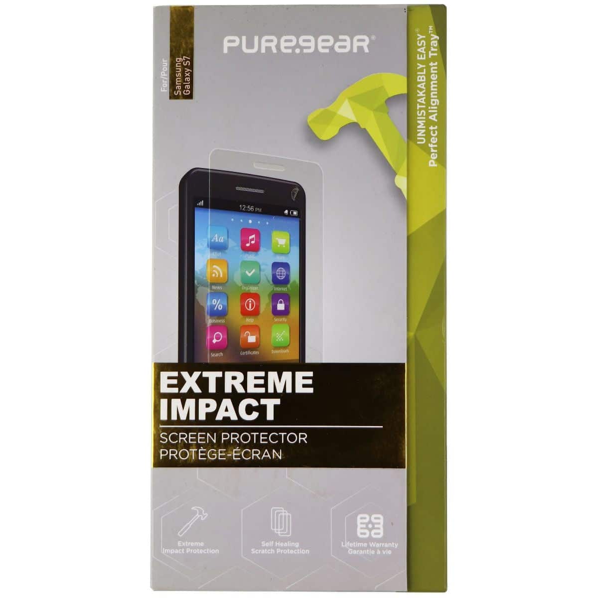 PureGear - Extreme Impact Screen Protector Kit for Samsung Galaxy S7 - Clear price history on PriceWatchPro