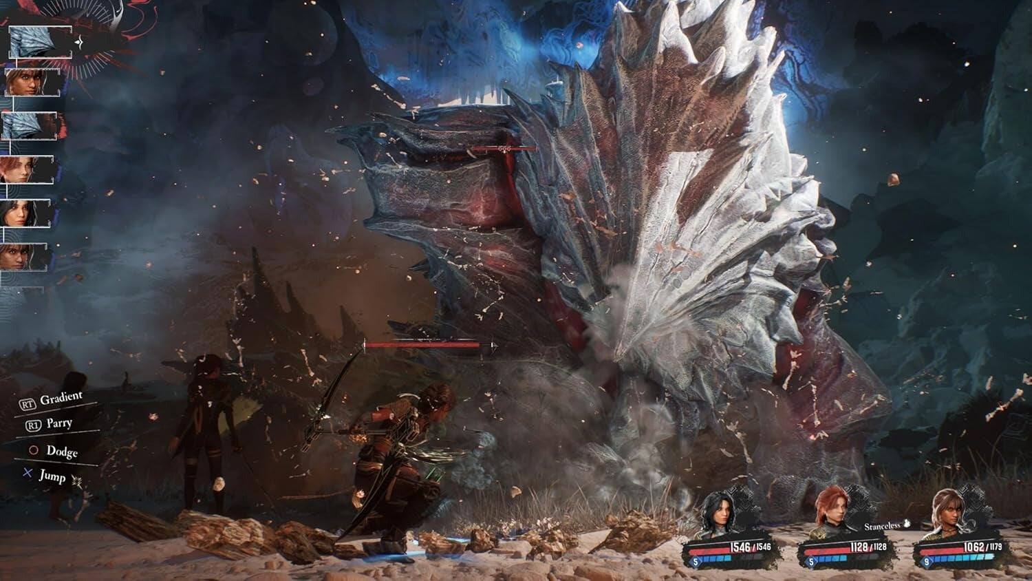 RT Gradient  
R1 Parry  
Dodge  
Jump  
Stanceless  
S 546  
1546  
5  
1128  
1128  
9  
1062/179