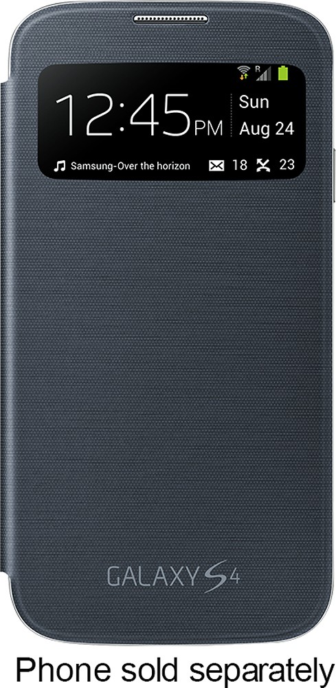 bedenken Reis legaal S-View Flip-Cover Case for Samsung Galaxy S 4 Mobile Phones Black Samsung  GS4 S View Flip Cover Black - Best Buy