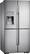 Angle. Samsung - 31.7 Cu. Ft. 4-Door Flex French Door Refrigerator with Convertible Zone - Stainless steel.