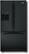 Front Standard. GE - Profile 25.8 Cu. Ft. French Door Refrigerator with Thru-the-Door Ice and Water - Black.