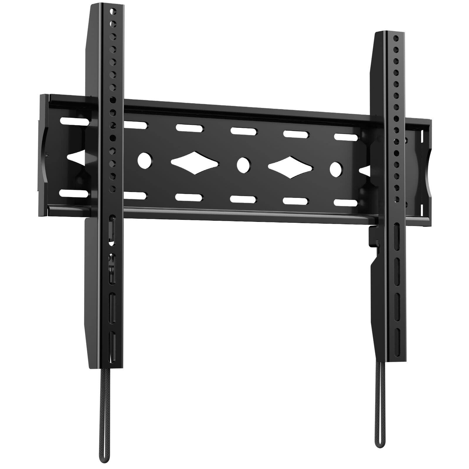 Front. Dazzed Corner - Quick Release Low Profile TV Wall Mount for 26-70" TVs, 99lbs Capacity - Black.