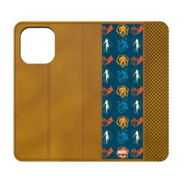 Keyscaper - Marvel Pattern 2 Folio Phone Case - Apple iPhone 15 - Fantastic Four
