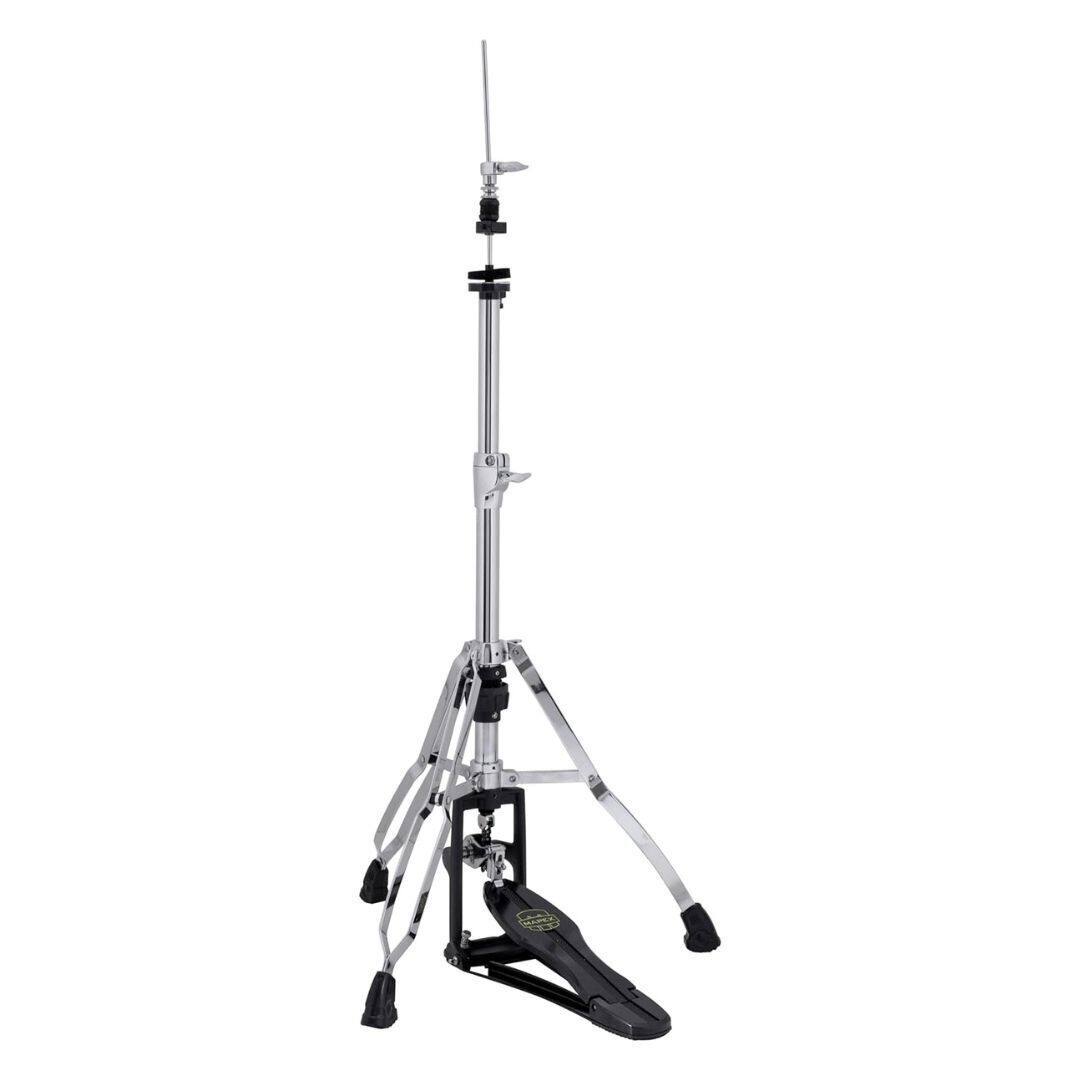 Left. Mapex - Mapex Armory 5-Piece Hardware Pack with Double Pedal - Chrome Plated (HP8005-DP).