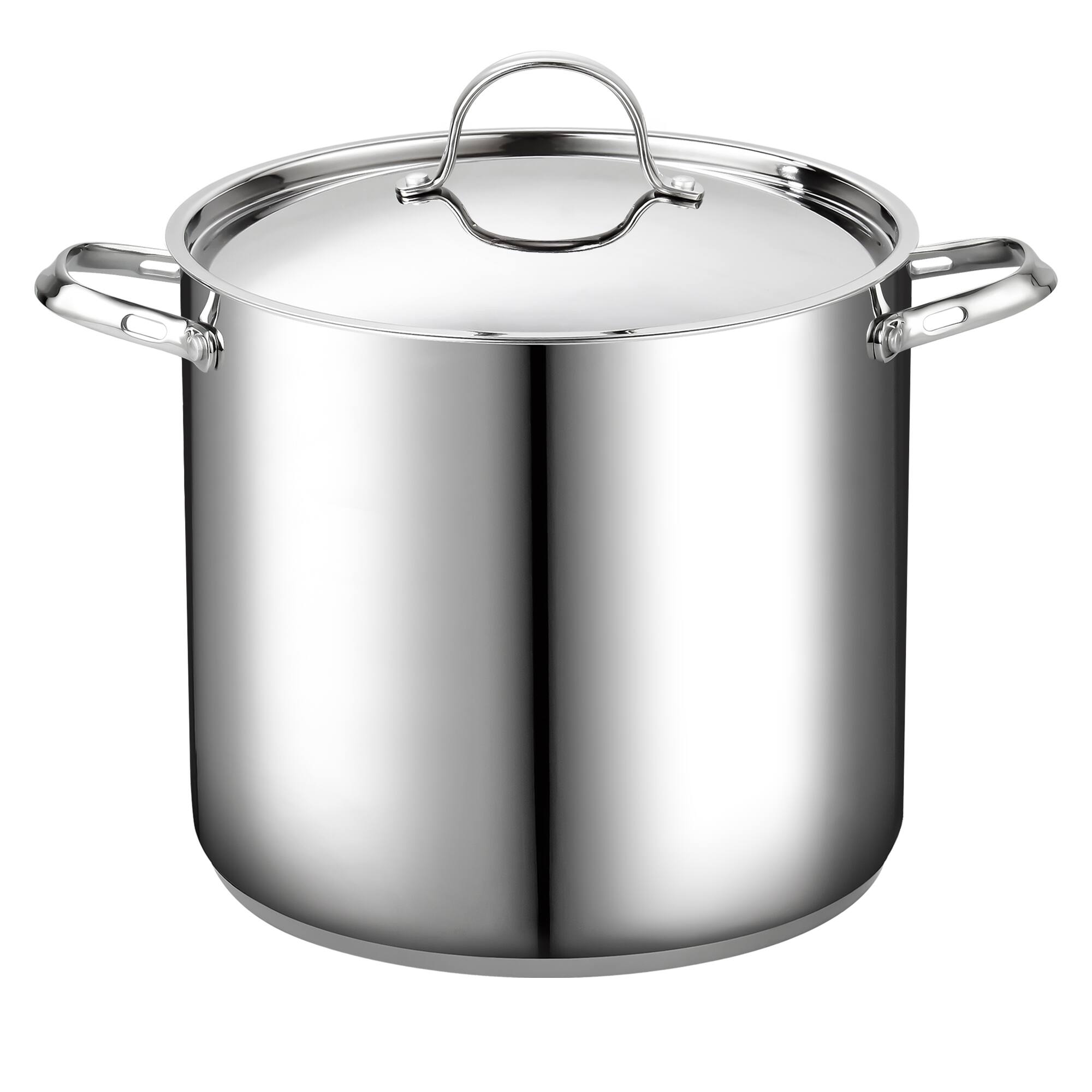 Alt View 5. Cooks Standard - Commercial Grade Stock Pot - Jumbo Deep Stainless Steel Pot 20 qt - stainless steel.