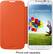 Alt View 2. Samsung - Flip-Cover Case for Samsung Galaxy S 4 Mobile Phones - Orange.