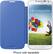 Alt View 2. Samsung - Flip-Cover Case for Samsung Galaxy S 4 Mobile Phones - Blue.
