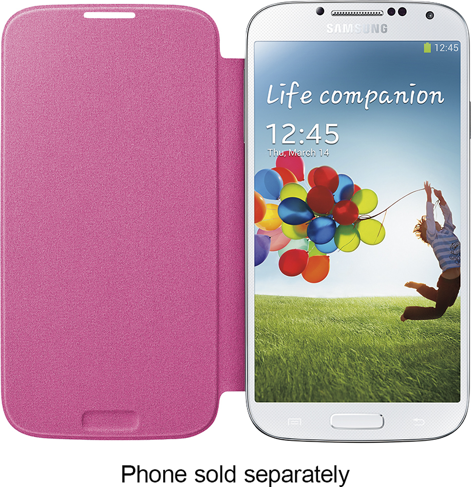 Best Buy: Flip-Cover Case for Samsung Galaxy S 4 Mobile Phones Pink ...