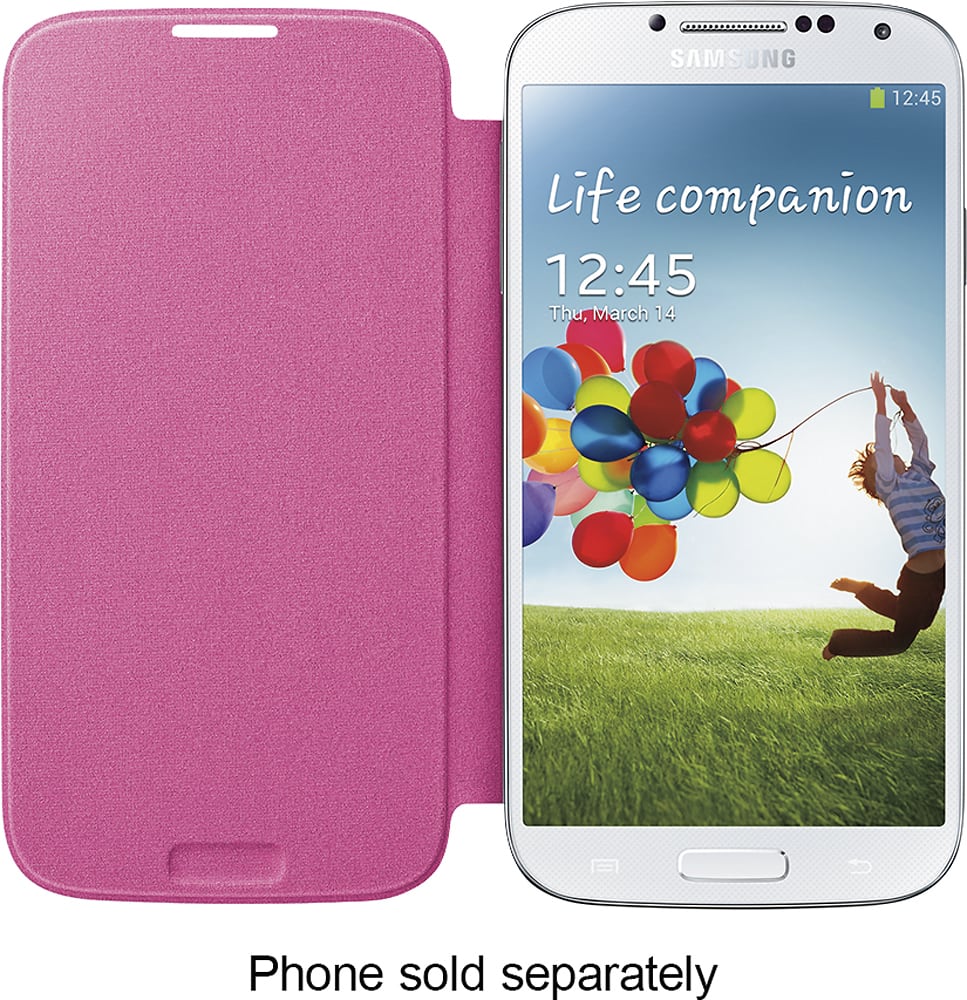 Best Buy: Flip-Cover Case for Samsung Galaxy S 4 Mobile Phones Pink ...