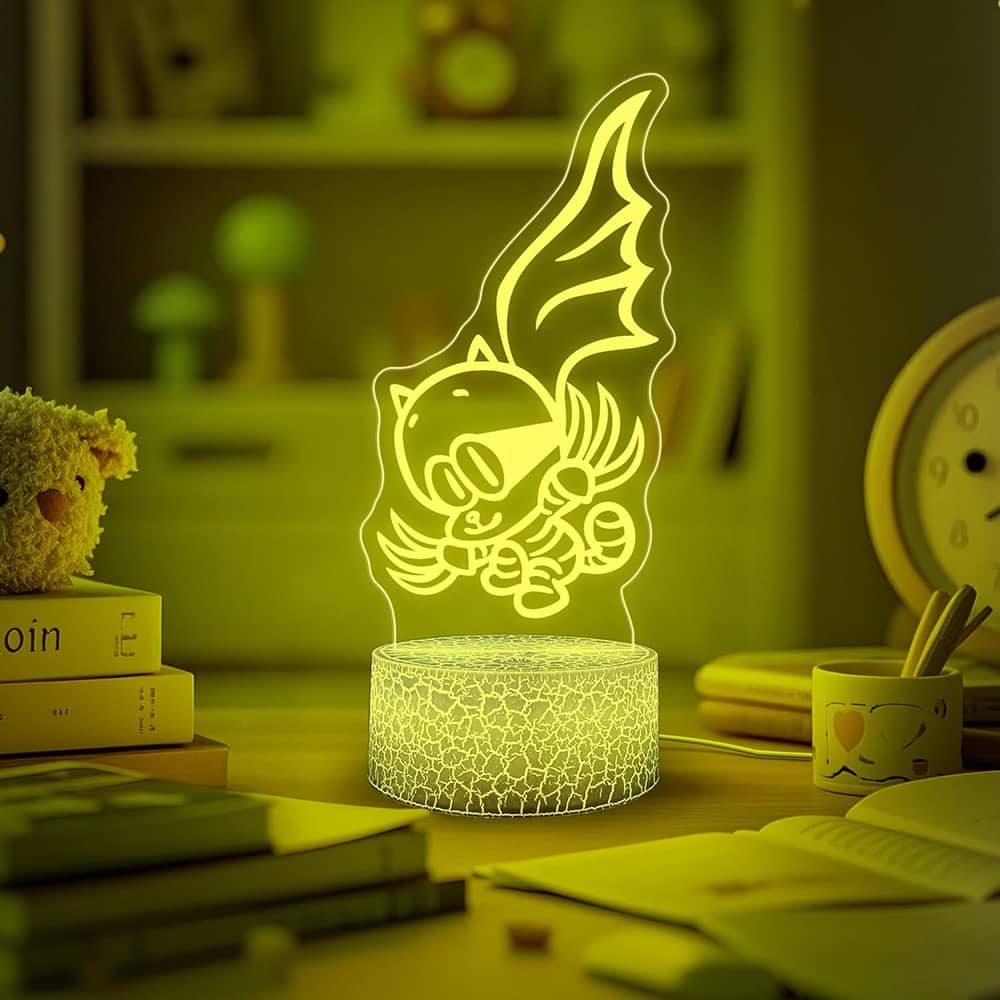 Schertz - Dog Man Cat Kid Night Light – 7-Color LED Base, Official Licensed