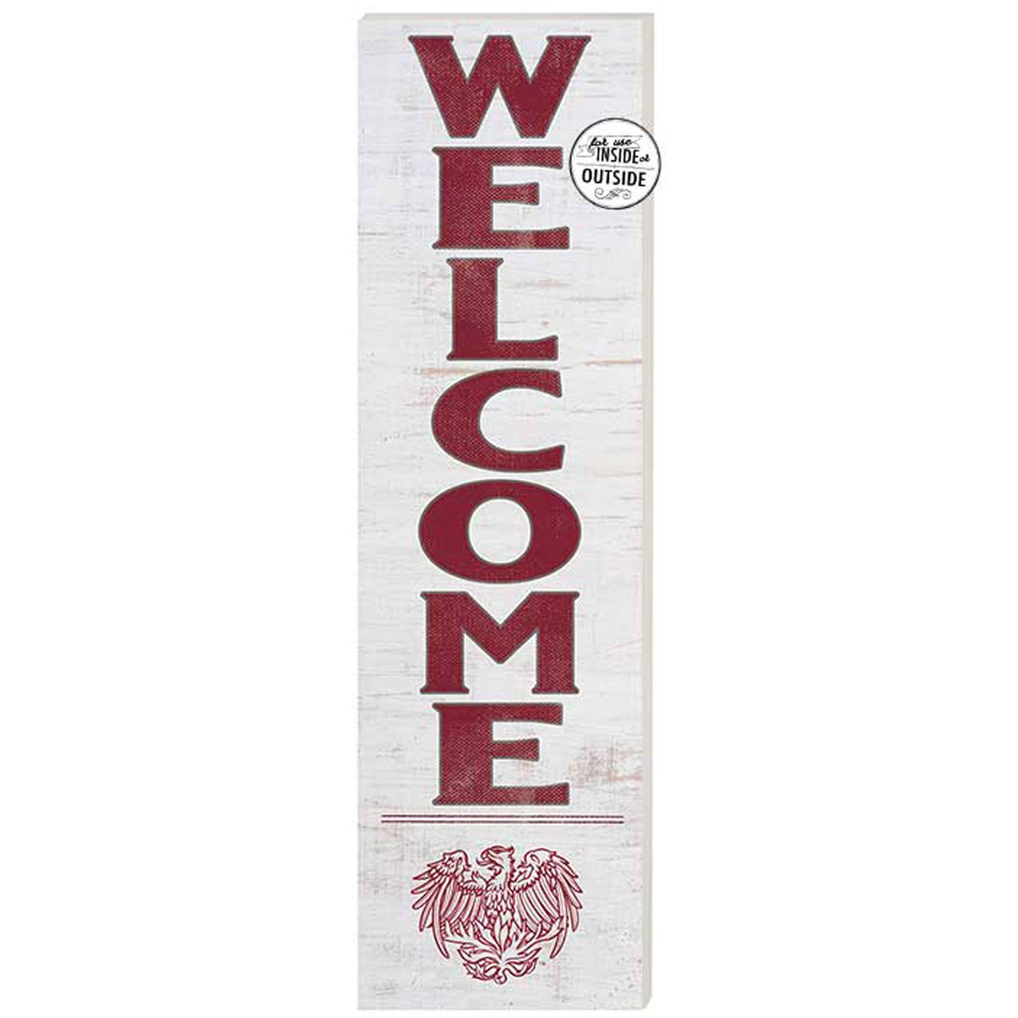 White UChicago Maroons 10'' x 35'' Indoor/Outdoor Welcome Sign