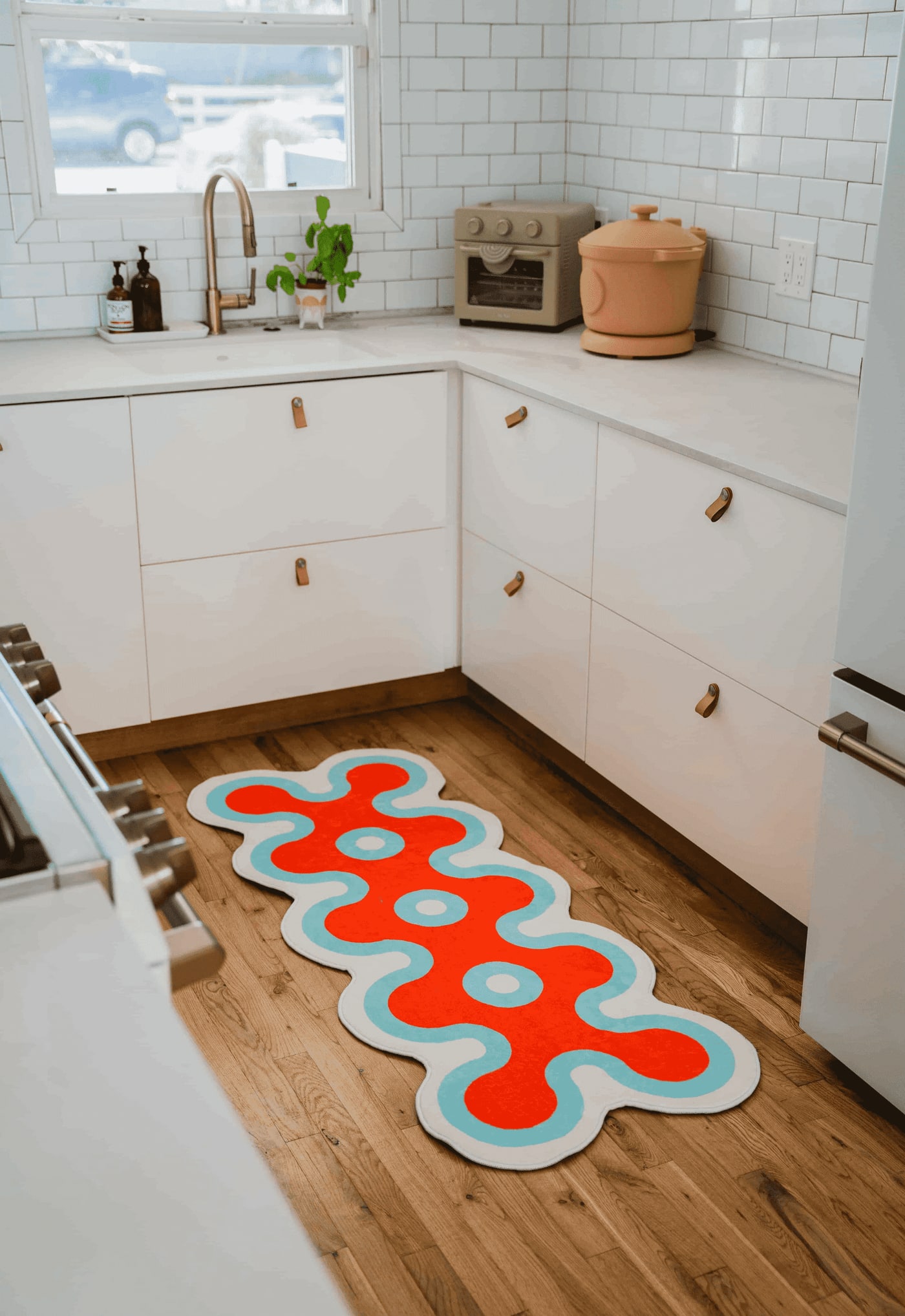 Lanyspace - Lany Space Johann Banta Irregular Coral Design Runner - Multicolor