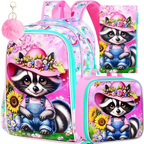 Pacoar Cade 3pcs Butterfly Backpack 16" Backpacks And Lunch Bag Set For ...