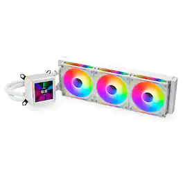 Lian Li - GA II LCD 360mm AIO Liquid Cooler - White