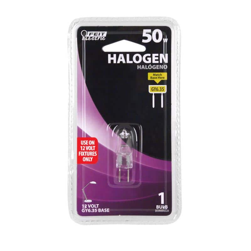 FEIT ELECTRIC - 50 W T4 Specialty Halogen Bulb 430 lm Bright White 1 pk price history on PriceWatchPro