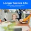 Longer Service Life: Lower system maintenance and fewer filter changes.