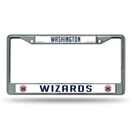 Rico Industries - Washington Wizards NBA Chrome Metal License Plate Frame - Multi