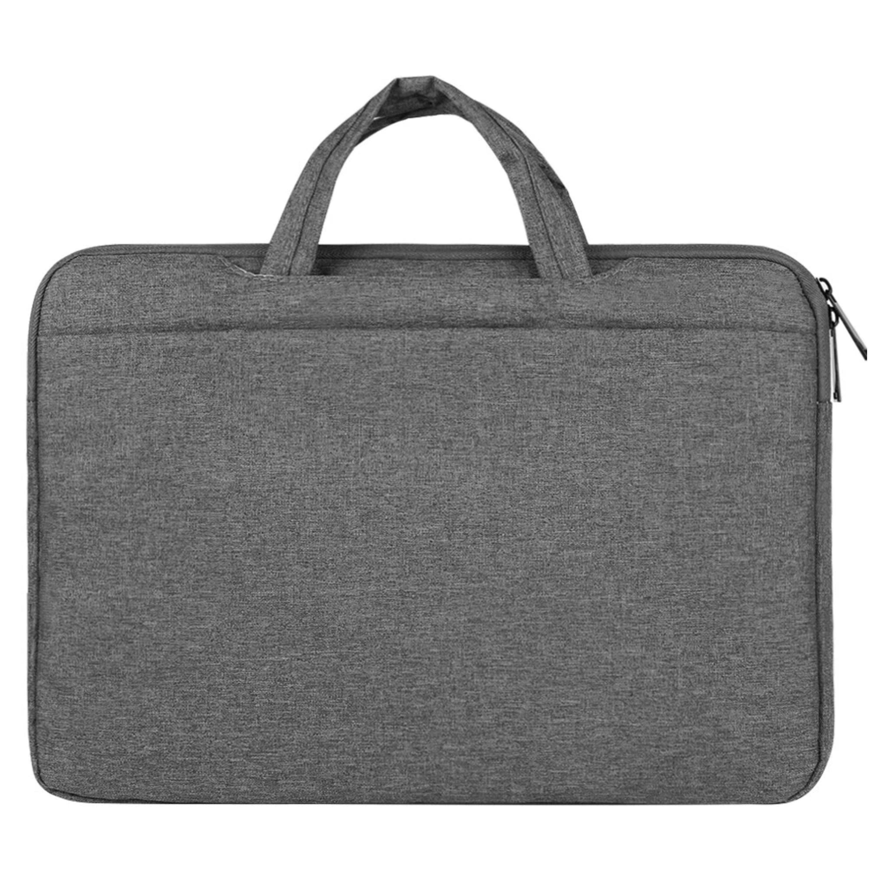 Angle. Kitcheniva - Padded Sleeve Case Carry Bag For 14" Laptop Dark Gray - Dark Gray.