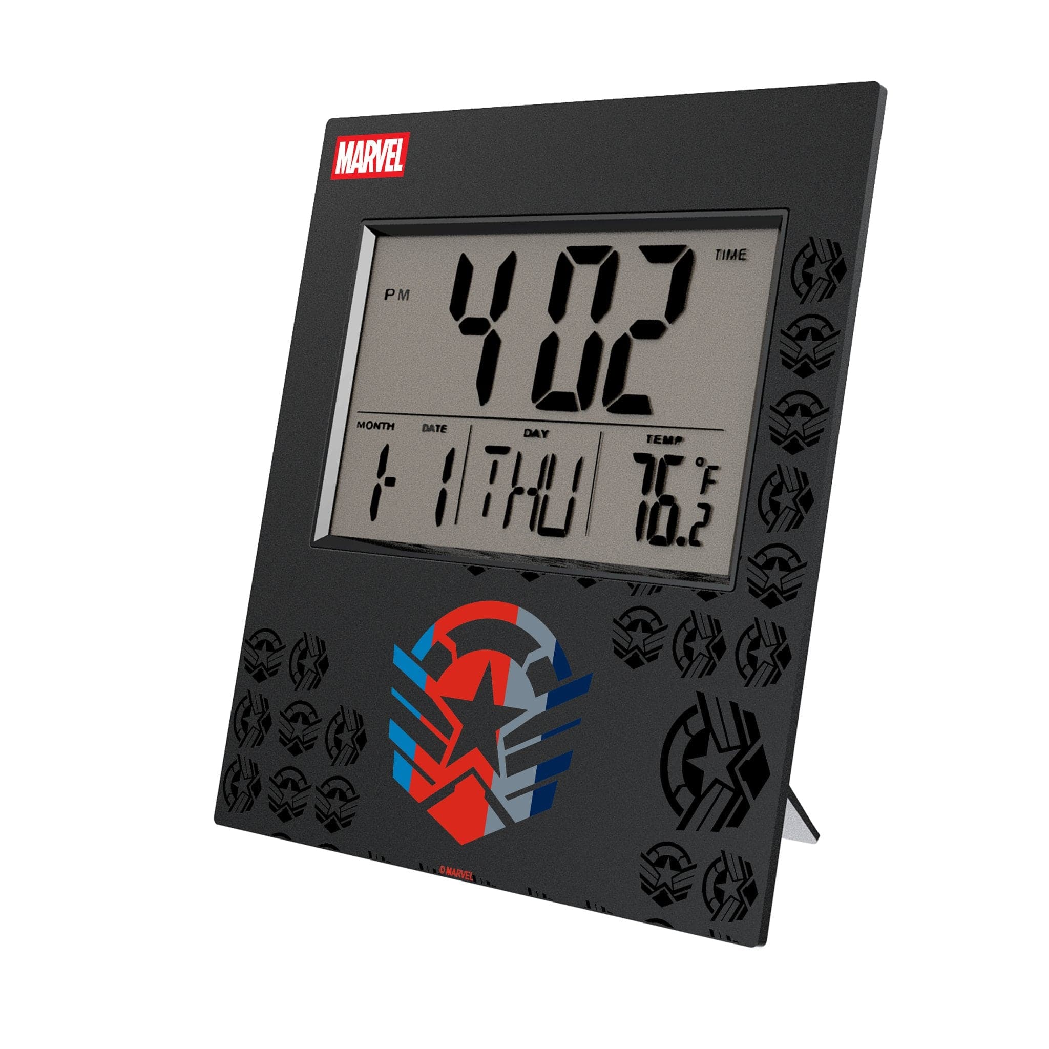 Keyscaper - Marvel Sigil Wall Clock - Sam Wilson Captain America