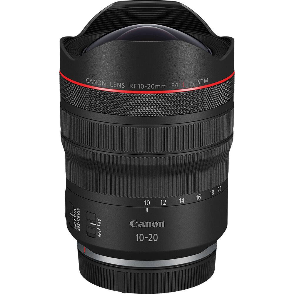CANON LENS RF10-20mm F4 L IS STM  
ON/OFF STABILIZER - AF/MF  
10 12 14 16 18 20  
Canon 10-20