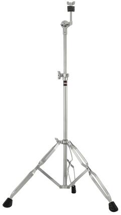 Front. Gibraltar Hardware - Lightweight Double Braced Straight Cymbal Stand.