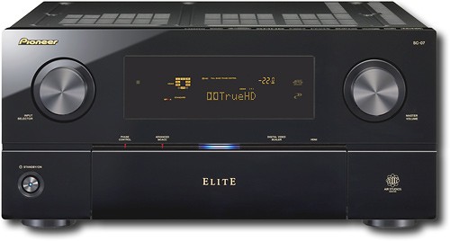 Best Buy Pioneer Elite 980w 7 1 Ch Satellite Radio Ready A V Home Theater Receiver Sc 07