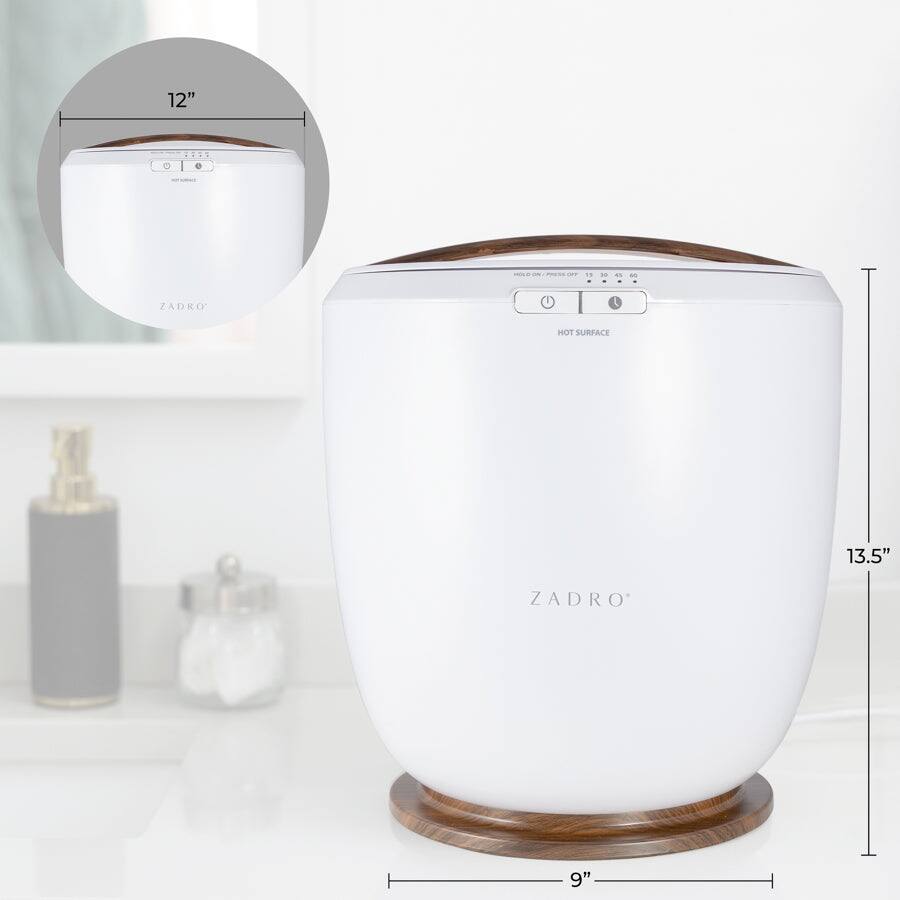 12"  
ZADRO  
HOT SURFACE  
13.5"  
ZADRO  
9"