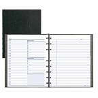 Front. Blueline - NotePro 9.25"H x 7.25"W Daily Planner - Black.