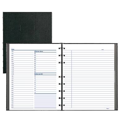 Front. Blueline - Blueline NotePro 9.25"H x 7.25"W Daily Planner, Black (A29C.81) - Black.