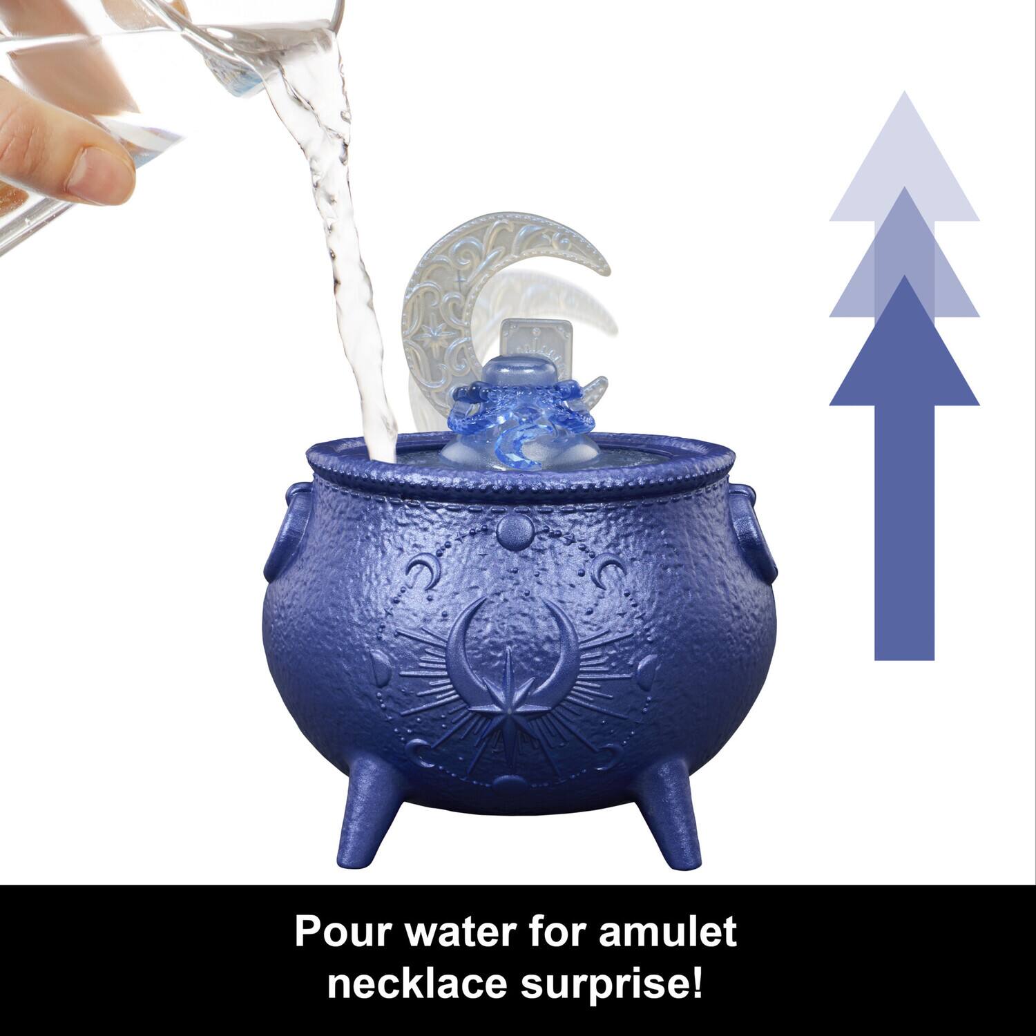 Pour water for amulet necklace surprise!