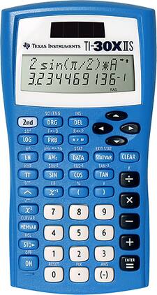 Texas Instruments - 30xIIs Scientific Calculator - Blue