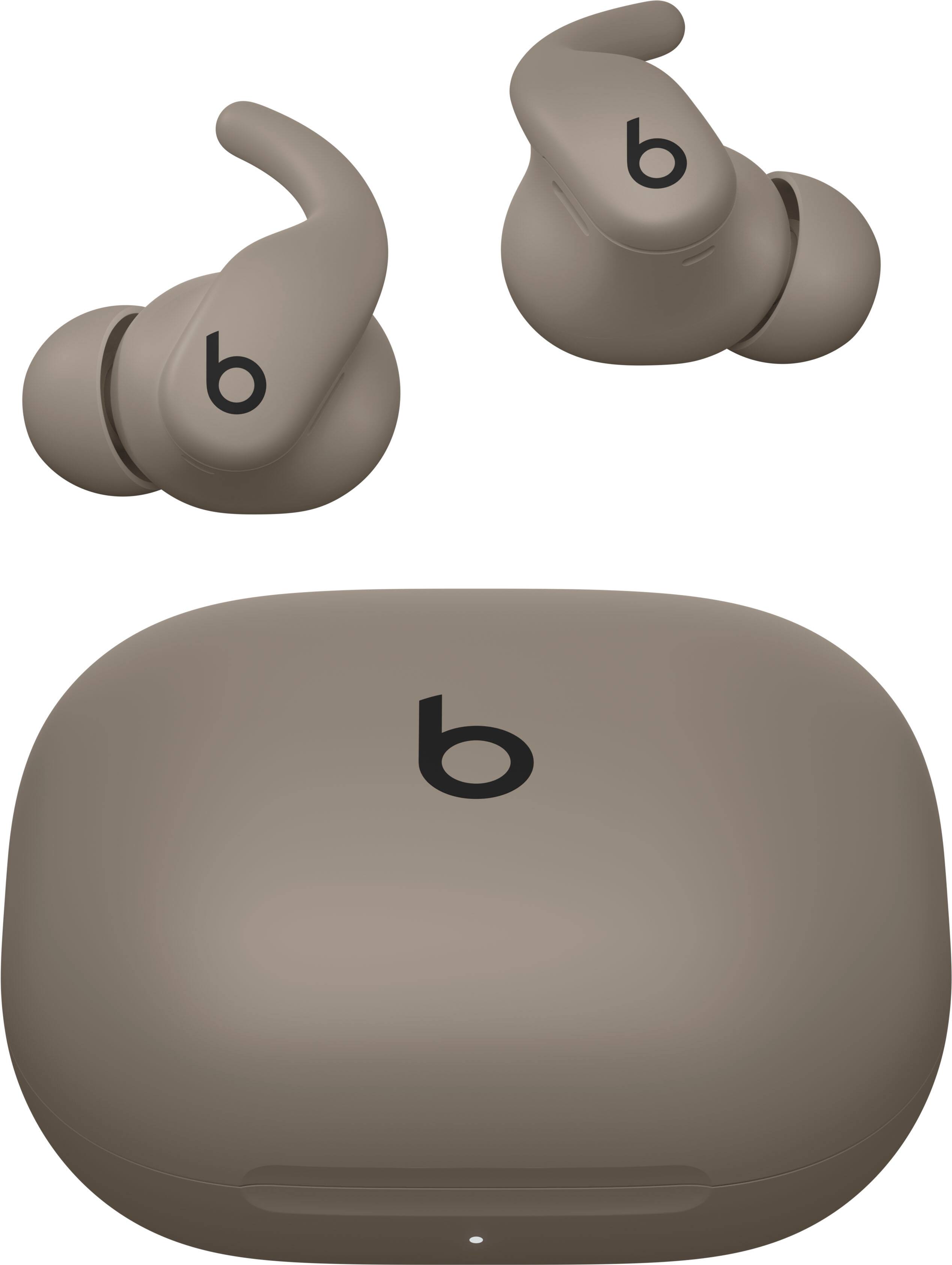 Alt View 14. Beats - Powerbeats Fit True Wireless Active Noise Canceling  Earbuds - Gravel Gray.