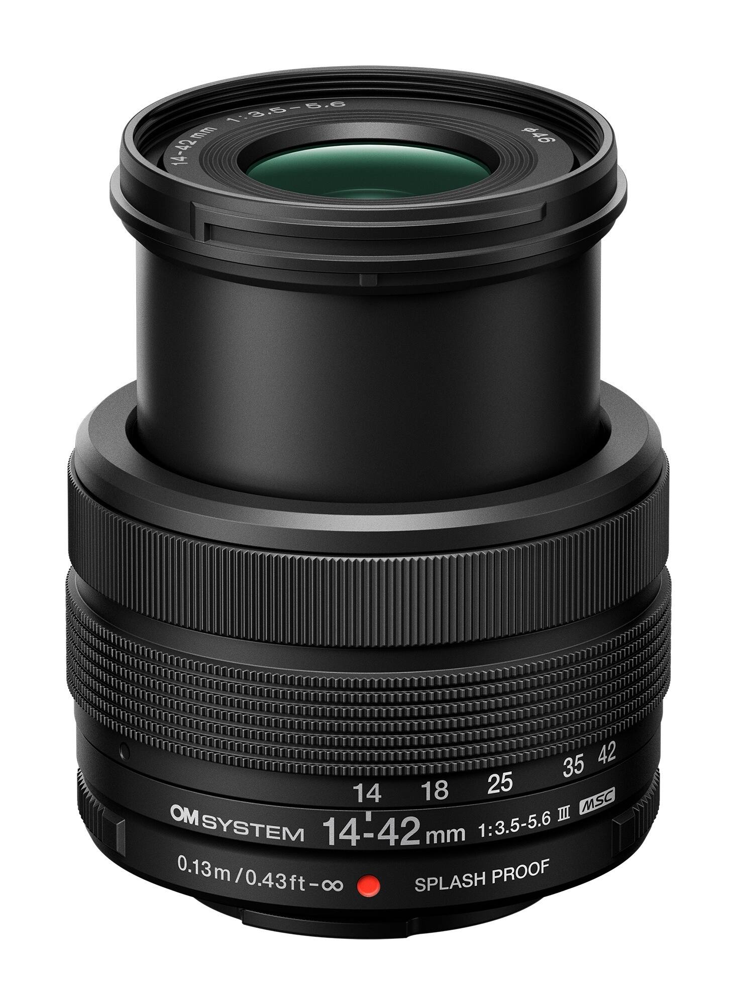 1:3.5-5.6 1: 14-42mm

46

35 42 14 18 25 MO III MSC OMSYSTEM 14-42 mm 1:3.5-5.6 0.13m/0.43ft-∞ 0.13m SPLASH PROOF