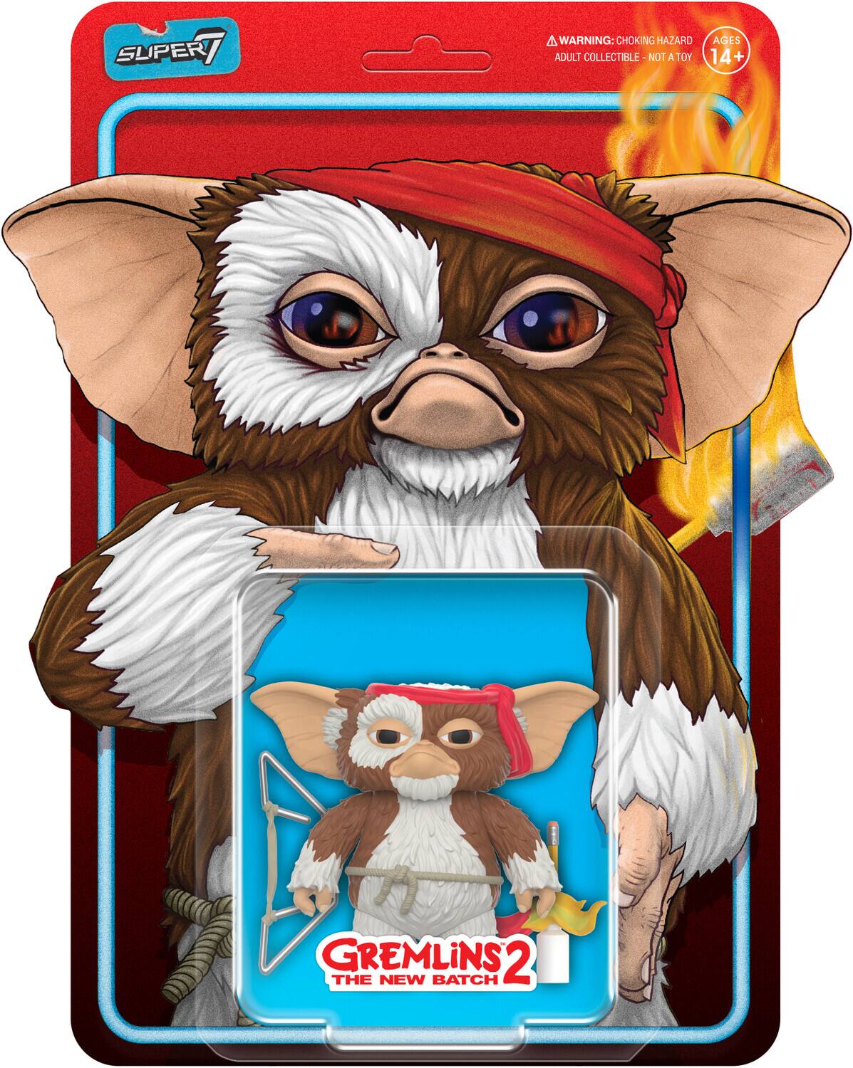 Super7 Gremlins 2 ReAction Figures Gizmo (Battle Ready Character