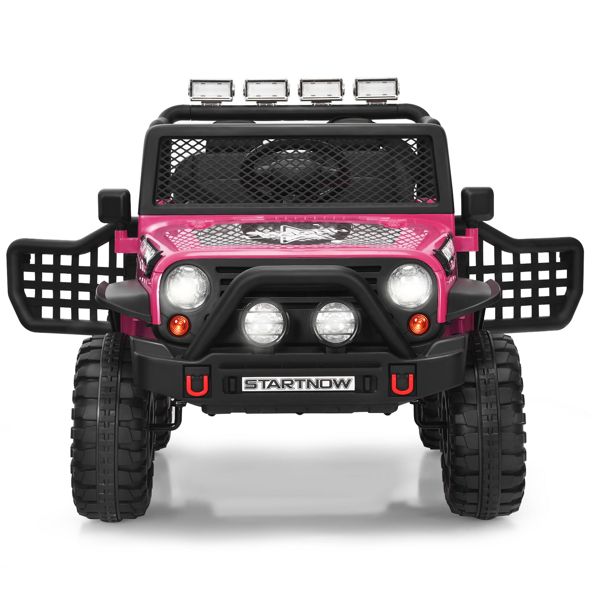 Alt View 8. Gymax - Gymax 12V Electric Kids Ride On Car Truck w/ MP3 Horn 2.4G Remote Control Pink - Pink.