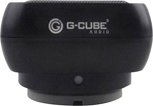 Front Standard. G-CUBE - Portable Speaker for Most Bluetooth 3.0-Enabled Devices and Apple® iPhone® and iPad®.