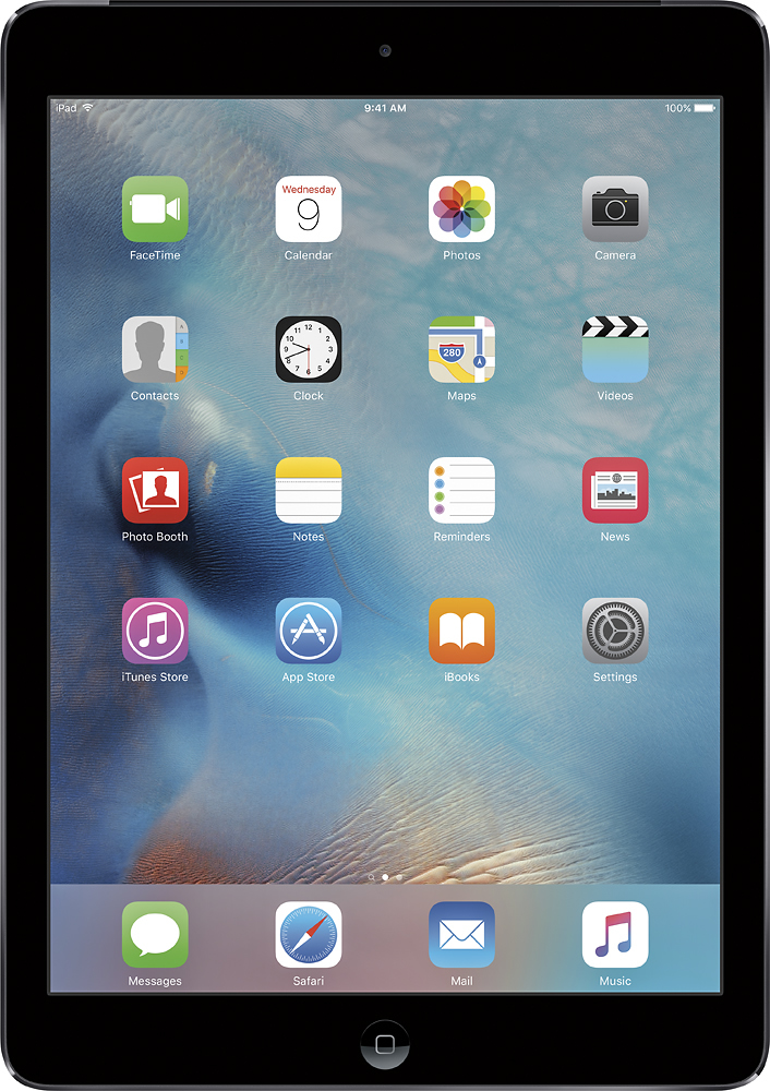 Best Buy: Apple iPad® Air with Wi-Fi + Cellular 32GB (Verizon Wireless)  Space Gray MF004LL/A
