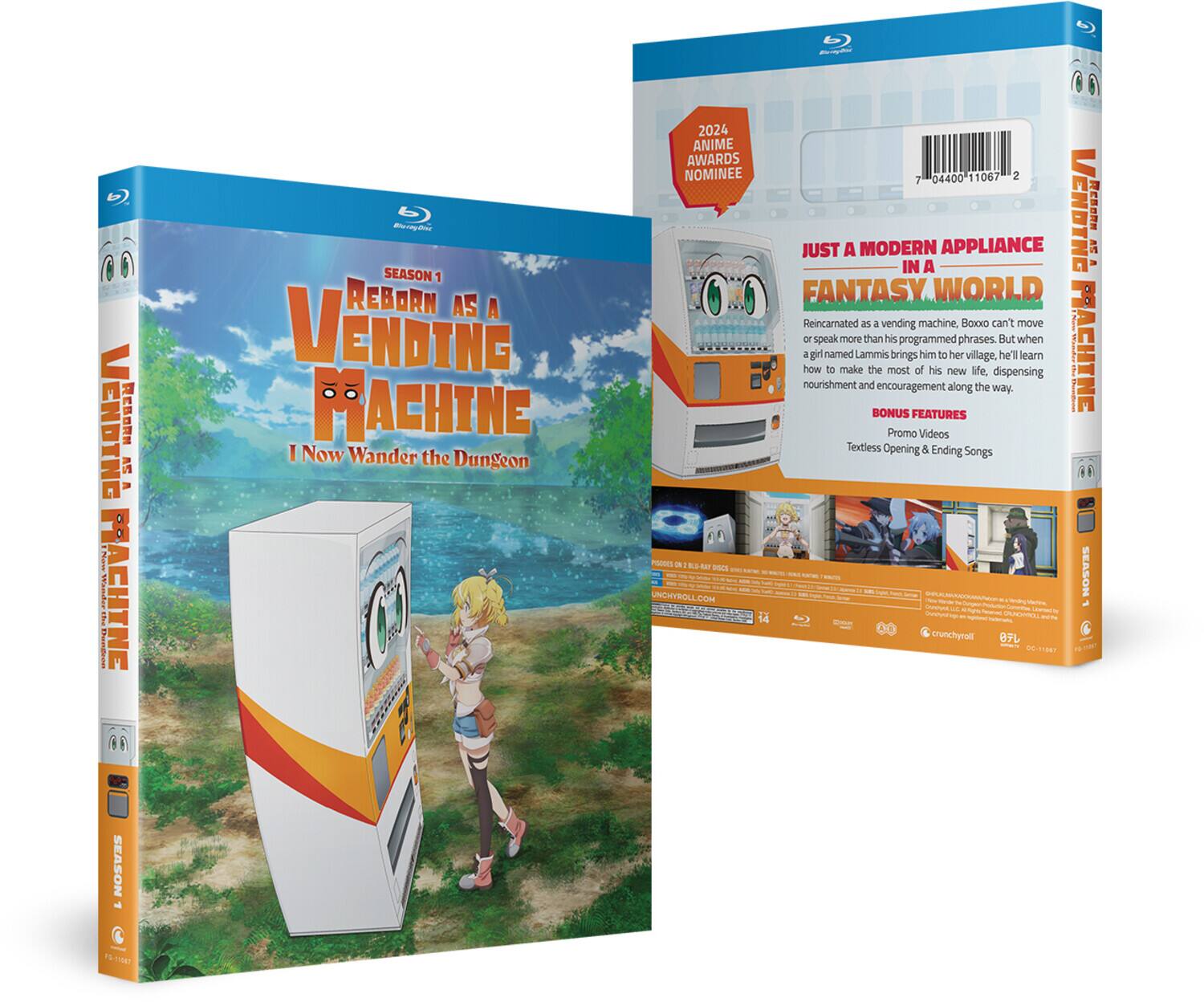 Alt View 1. Reborn As A Vending Machine, I Now Wander The Dungeon: Season 1   - BLU-RAY.