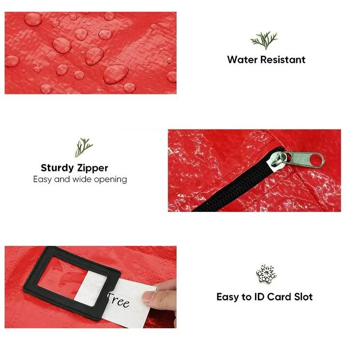 - Water Resistant
- Sturdy Zipper
  - Easy and wide opening
- Easy to ID Card Slot