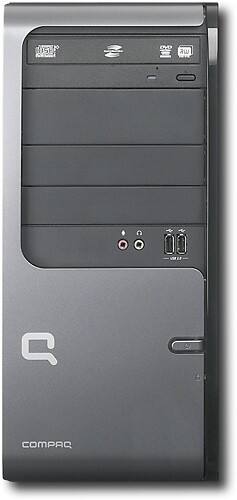 Front Standard. Compaq - Presario Desktop with AMD Athlon™ 64 X2 Dual-Core Processor 4200+.
